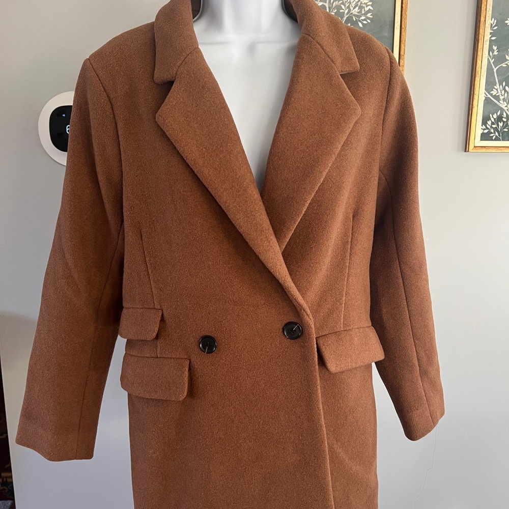 Abercrombie & Fitch Tan Coat